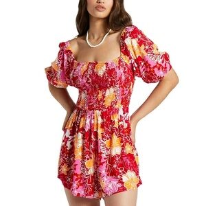 Roxy Hilo Hibiscus Romper